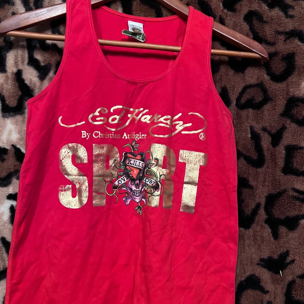 Ed Hardy sleeveless top